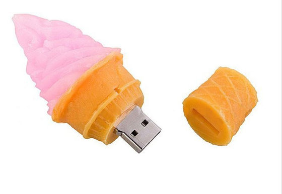 Custom Shape Rubber PVC 4G USB Flash Drives For Promotion Gifts