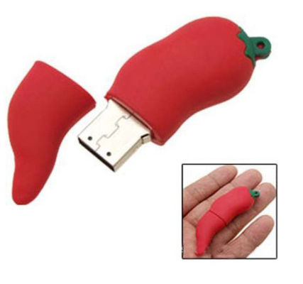 Custom Shape Rubber PVC 4G USB Flash Drives For Promotion Gifts