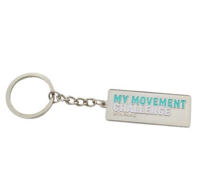 Custom Made Metal Key Holders Engraved Logo With Soft Enamel