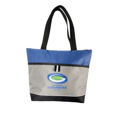 Nylon 600D Polyester Lunch Cooler Bag With Foam Insulation PEVA Lining