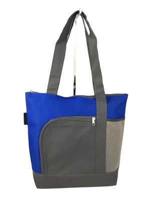 Nylon 600D Polyester Lunch Cooler Bag With Foam Insulation PEVA Lining