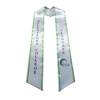 Full Colour Printed Polyester Stoles For Graduation Honor Custom Made