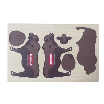 DIY Full Colour UV Printing Wooden Puzzle For Promotions Custom Shape