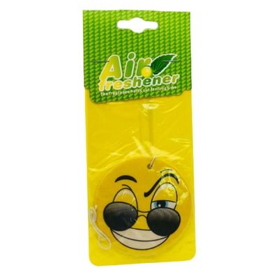 Promotional Custom Shape Full Colour Printed Paper Air Freshener With Header Card