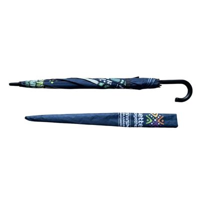 Custom Made 30" Sublimation Golf Straight Umbrella For Outdoor Promotion