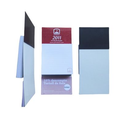 Custom Shape Paper Magnet Memo Pad On White Board For Office