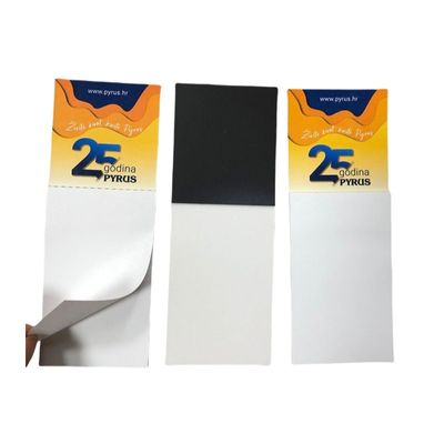 Custom Shape Paper Magnet Memo Pad On White Board For Office