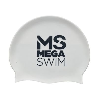 Kids Adults Size Waterproof Silicone Swimming Cap With Custom Printing