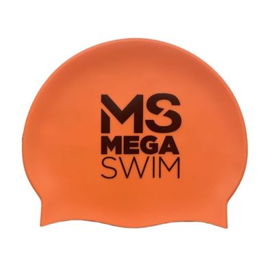 Kids Adults Size Waterproof Silicone Swimming Cap With Custom Printing