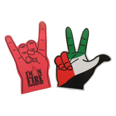 Sports Events Custom Made Cheering EVA Foam Finger With Giant Size
