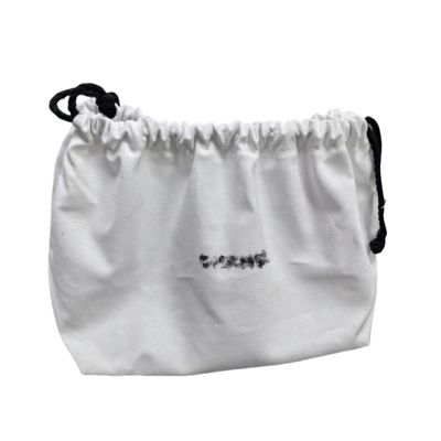 Eco Friendly Cosmetic Calico Drawstring Bags With Custom Printing And Size