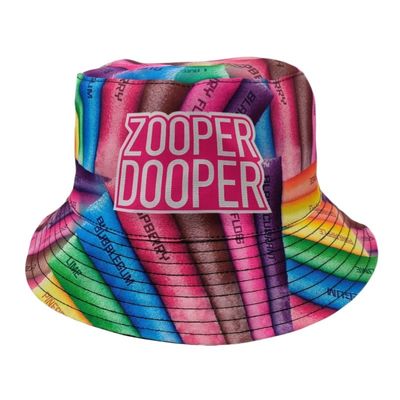 Promotional Polyester Reversible Bucket Hat Full Colour Printed