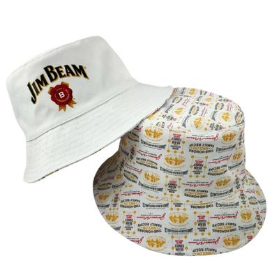 Custom Made Reversible Cotton Bucket Hat Printed Or Embroidery