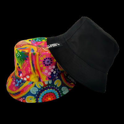 Custom Made Reversible Cotton Bucket Hat Printed Or Embroidery
