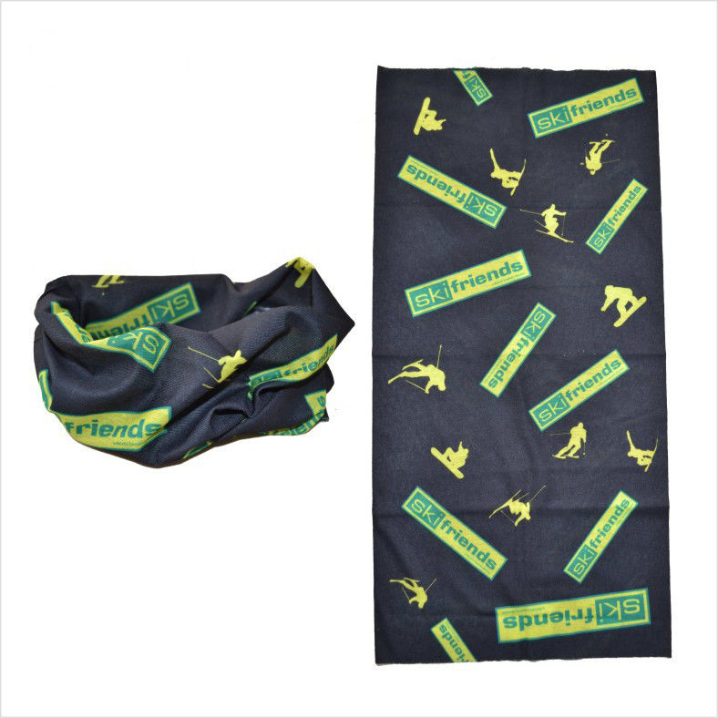 Polyester Custom Made Multifunction Seamless Buff Neckwear Quick Dry