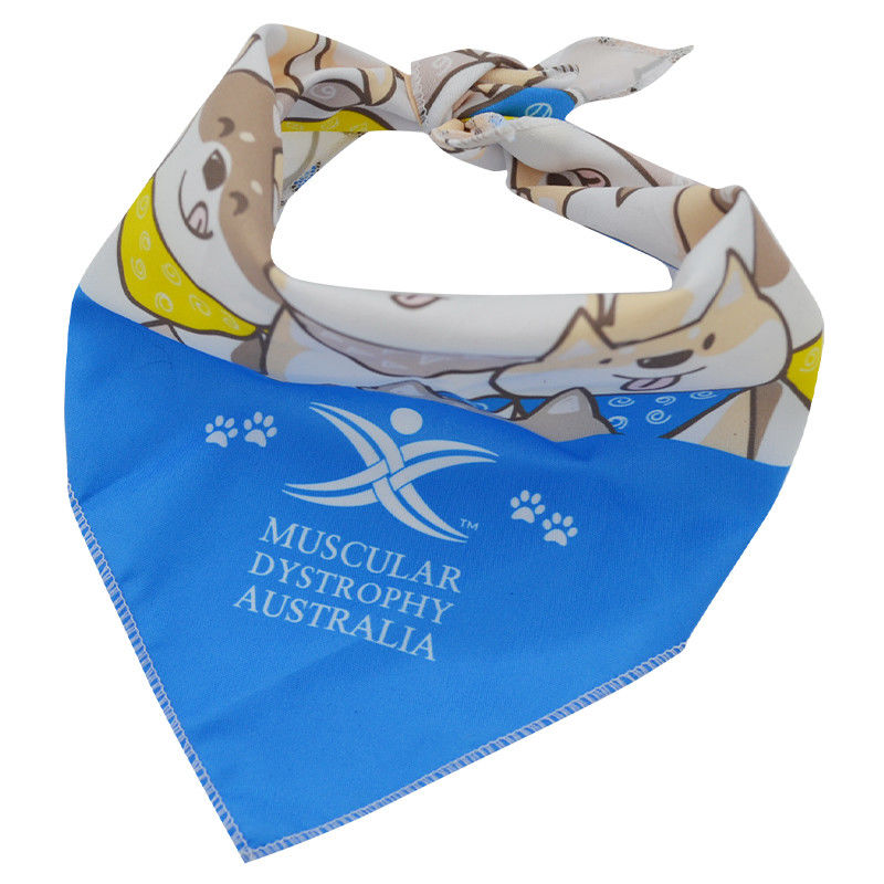 Promotional Polyester Full Colour Printed Triangle Pet Dog Bandana Custom Made