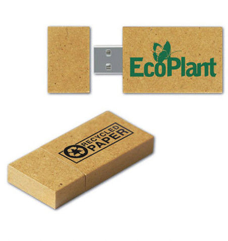 Promotion Eco Friendly Paper USB Flash Drives With Custom Made Logo